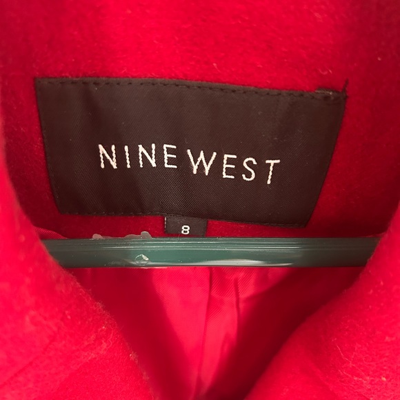 Nine West Women's Vibrant Red Trench Coat - Picture 3 of 3